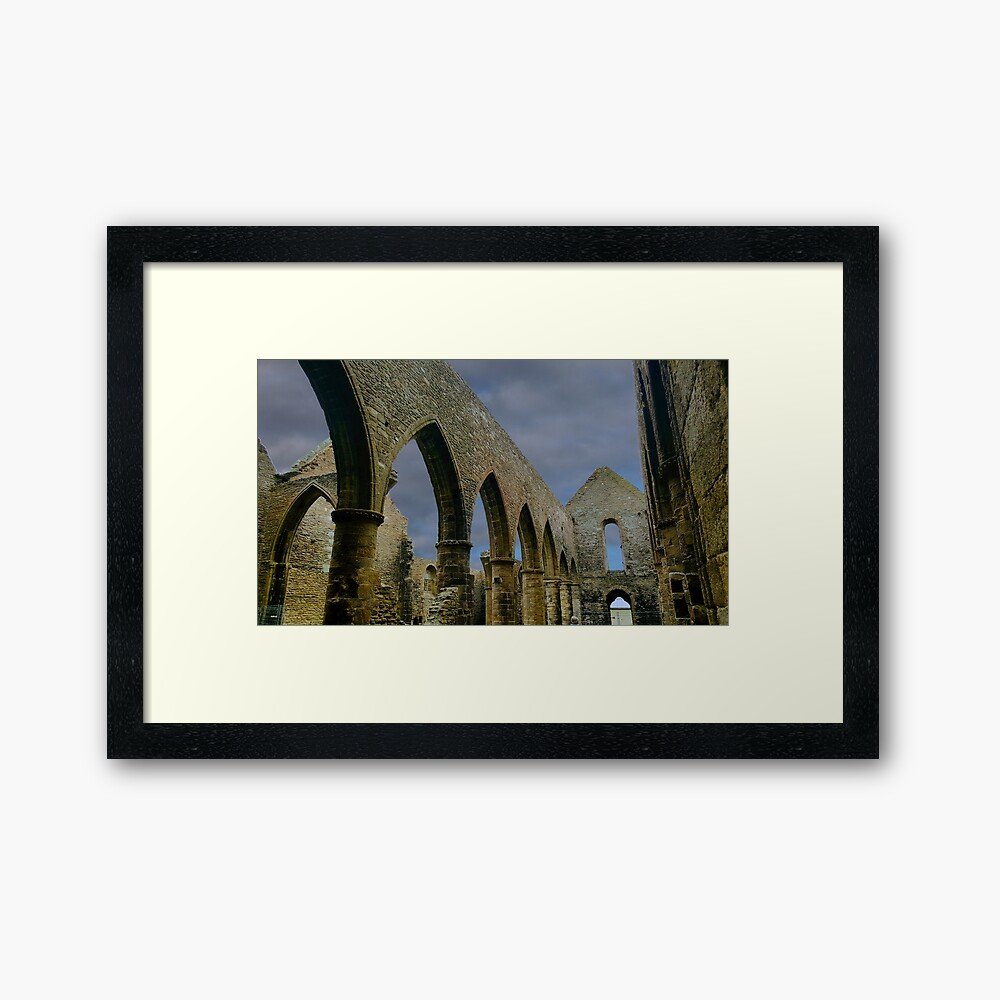 Ruins of Saint-Mathieu Abbey Brittany coastal photography print